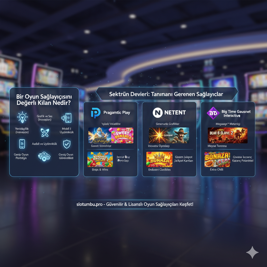  En İyi Slot Sağlayıcıları Sektörün Devlerini Karşılaştırmalı İnceleme