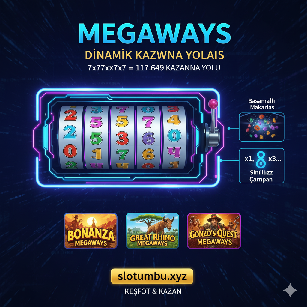 Megaways Slotları Rehberi Nedir ve En Popüler Megaways Oyunları Hangileridir