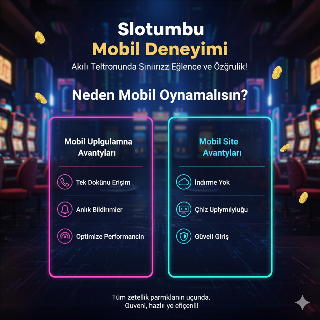 Slotumbu Mobil Uygulama, Mobil Site ve Slotumbu Mobil Deneyimi 2025